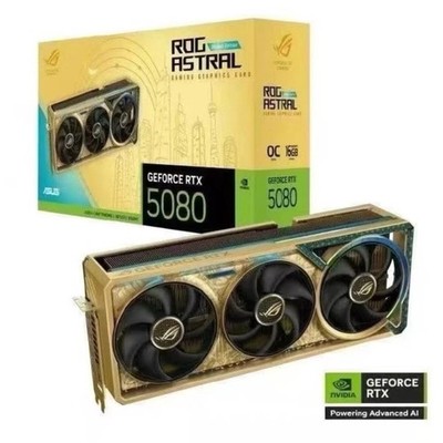 ASUS ROG-ASTRAL-RTX5080-O16G-DHAHAB-CORE Edition GDDR7 Graphics card