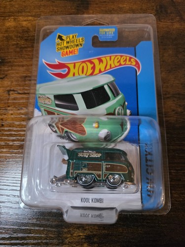 Hot Wheels 2015 Super Treasure Hunt Kool Kombi Surf Shop with Protector