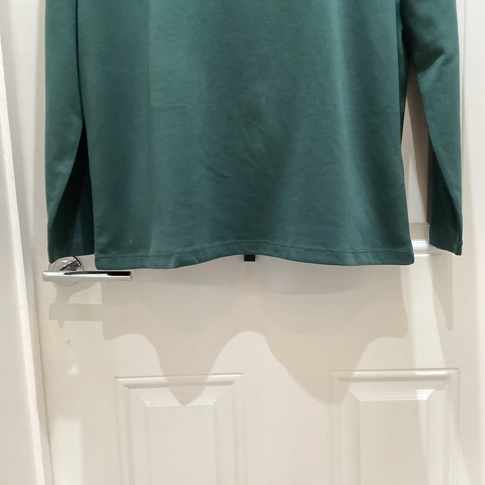 Jachs New York Men’s Mock Neck 1/4 Zip Sweater/Top - Green - Large - NWT - Image 3 of 4