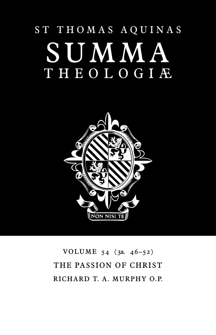 Summa Theologiae v54: 3a. 46-52: 54 (Summa Theologiae (Cambridge