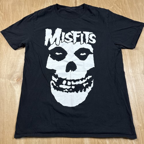 Misfits Crimson Ghost Skull Mens Black Short Sleeve T-Shirt Size Large Danzig - Picture 1 of 4
