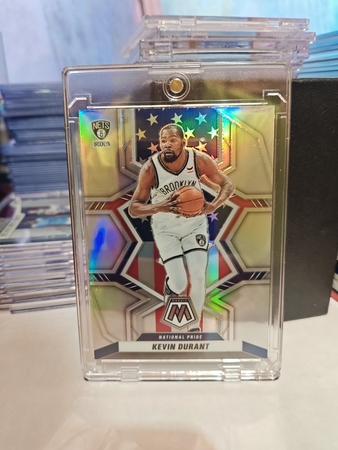 2021-22 Panini Mosaic - National Pride Kevin Durant #248 Silver Prizm
