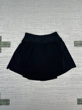 Spanx Get Moving 14 Inch Skort Womens Small Black Sweat Wicking Workouts Tennis