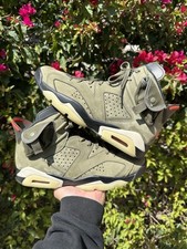 Size 9.5 - Jordan 6 Retro x Travis Scott Mid Olive for sale Size 9.5 - Jordan 6 Retro x Travis Scott Mid Olive for sale