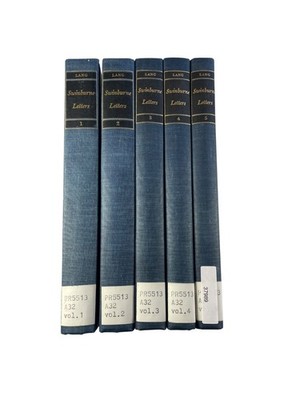 The Swinburne Letters Complete Set 6 Volumes Cecil V. Lang Yale University Press