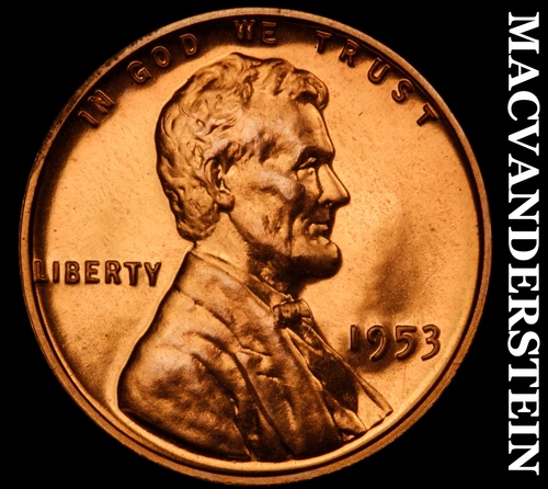 1953 Lincoln Wheat Cent- Choice Gem Proof Luster No Reserve #i9136