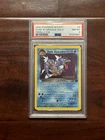 2000 POKEMON ROCKET #8 DARK GYARADOS-HOLO PRERELEASE PSA 8