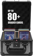 Graded Card Case Upgraded Sports Card Storage Box Waterproof Trading Card Holder