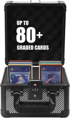 Graded Card Case Upgraded Sports Card Storage Box Waterproof Trading Card Holder