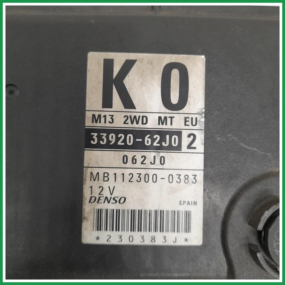 Centralina Iniezione Denso MB112300-0383 Suzuki Swift IV 33920-62J02 2005 2011   - Immagine 4 di 4