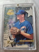 KERRY WOOD ROOKIE CARD 1997 Topps Stars MLB RC Chicago Cubs Baseball. rookie card picture