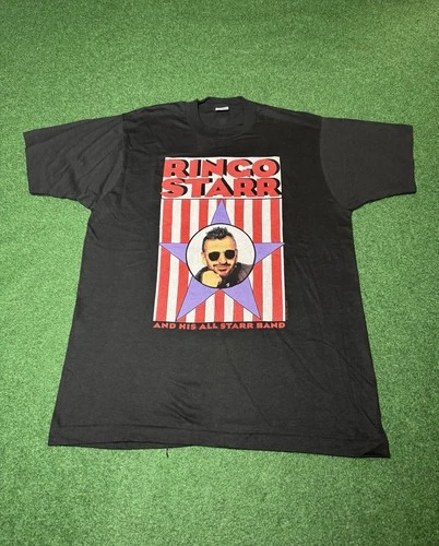 Ringo Star Vintage T Shirt 90s Large Concert Band Tour Hip H 1990s vintage concert t-shirt, vintage, size L, single stitch, B+ condition
