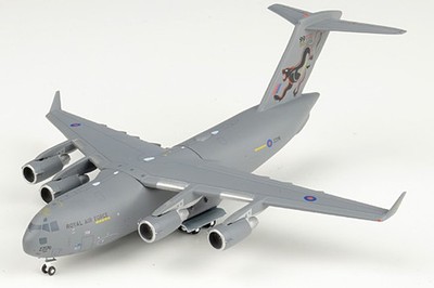 GMRAF071 GeminiJets C-17A Globemaster III 1/400 Model ZZ176 RAF No.99 Sqn