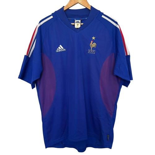 MAILLOT FRANCE PORTÉ Gallas Coupe Monde 2002 World Cup Adidas Match Worn Shirt EUR 450,00 - FR