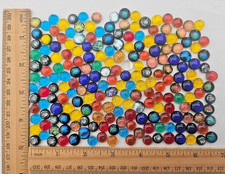 200 Small Handcrafted Dichroic Glass Cabochons/Lot/Jewelry Making/90 COE