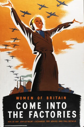 World War 2 Propaganda Vintage Classic Self Adhesive Vinyl Sticker