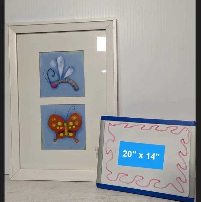 Morrow's Bugs Butterfly & Dragonfly Framed Print 20" X 14" - Anthony Morrow - Image 2 of 4