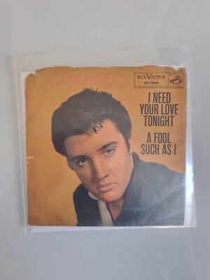 I Need your Love Tonight RCA 47-7506 Elvis.