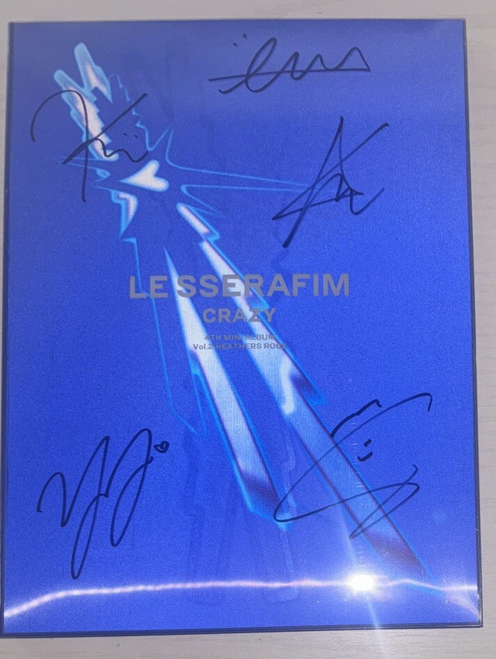 IVE LE SSERAFIM CD アルバム 4th Mini Album 'CRAZY' Single CD - LE SSERAFIM Official Store