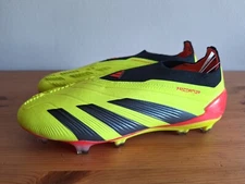 Adidas Predator Elite LL FG Soccer Cleats Laceless Men Size 13.5 Yellow IE2366
