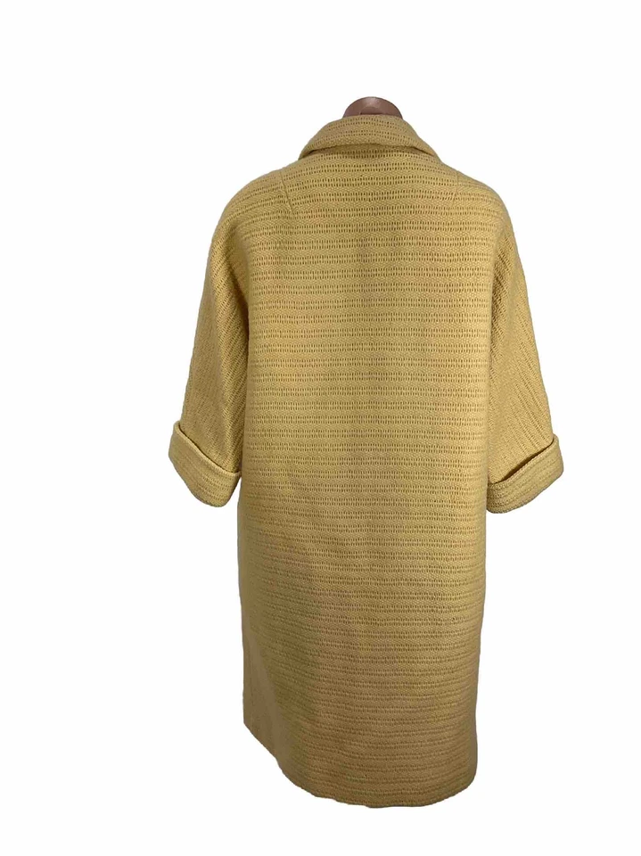 IMPRESIONANTE Abrigo Columpio Ópera Tejido Fedway Años 60 L/XL HECHO EN UNIÓN Foto 2 de 4