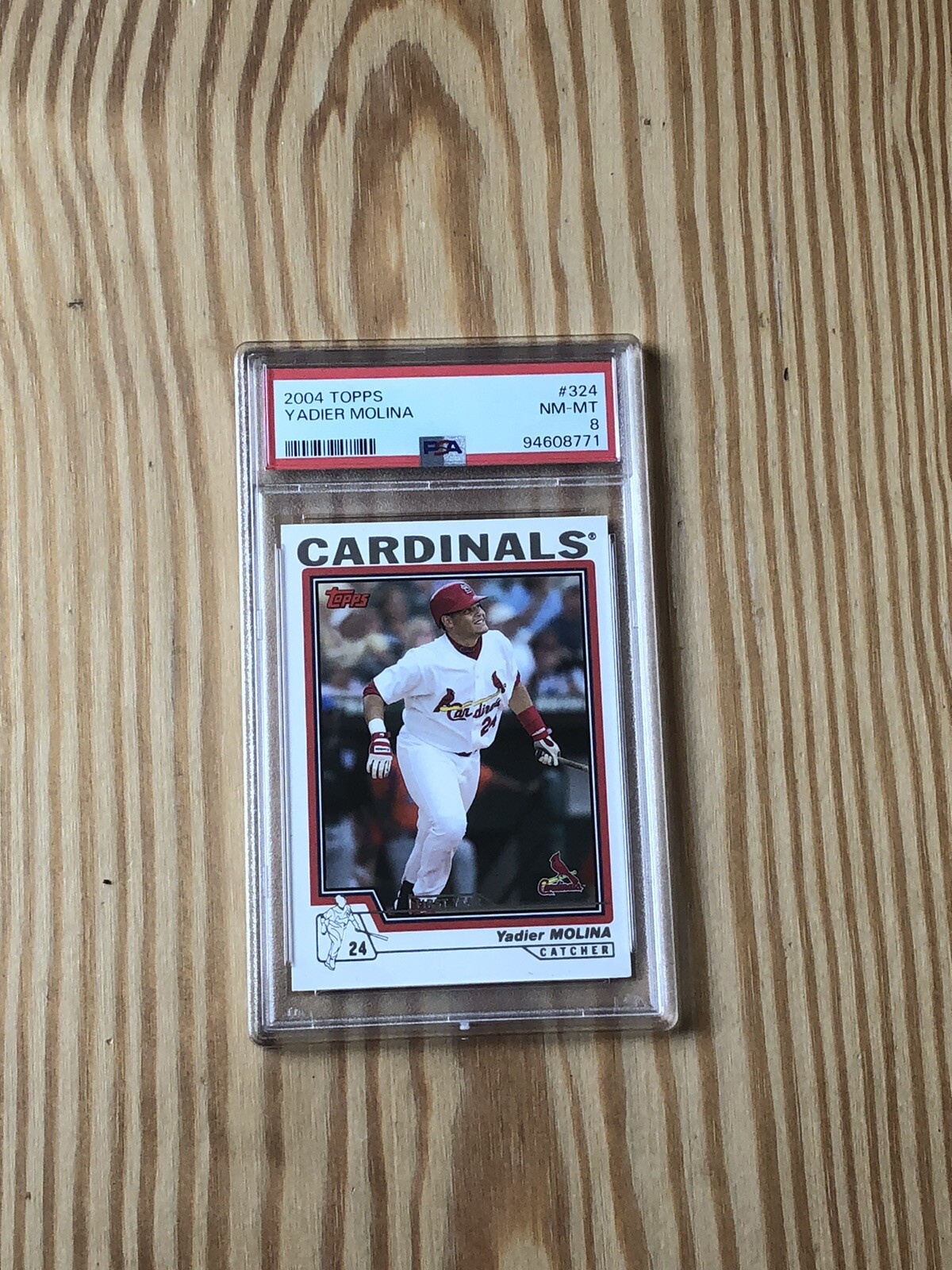 2004 Topps Yadier Molina Rookie Card PSA 8 Future HOFer Cardinals