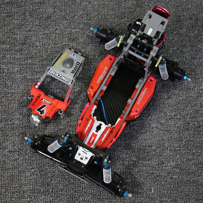 Carbon Lower Deck Chassis for Tamiya DT04 Fighter NXGEN 2wd Car