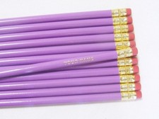 24 Round "LILAC" Personalized Pencils