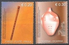 Kosovo 2004 ☀ Woodwind Music Instruments Flute Ocarina ☀ MNH**