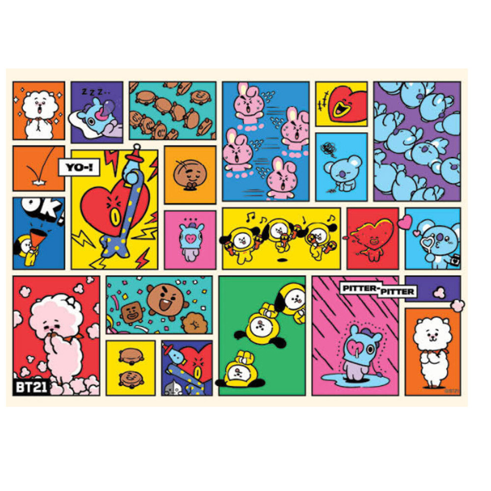 BTS Bangtanboys BT21 Focus On Me Jigsaw Puzzle 500 Pieces Toys