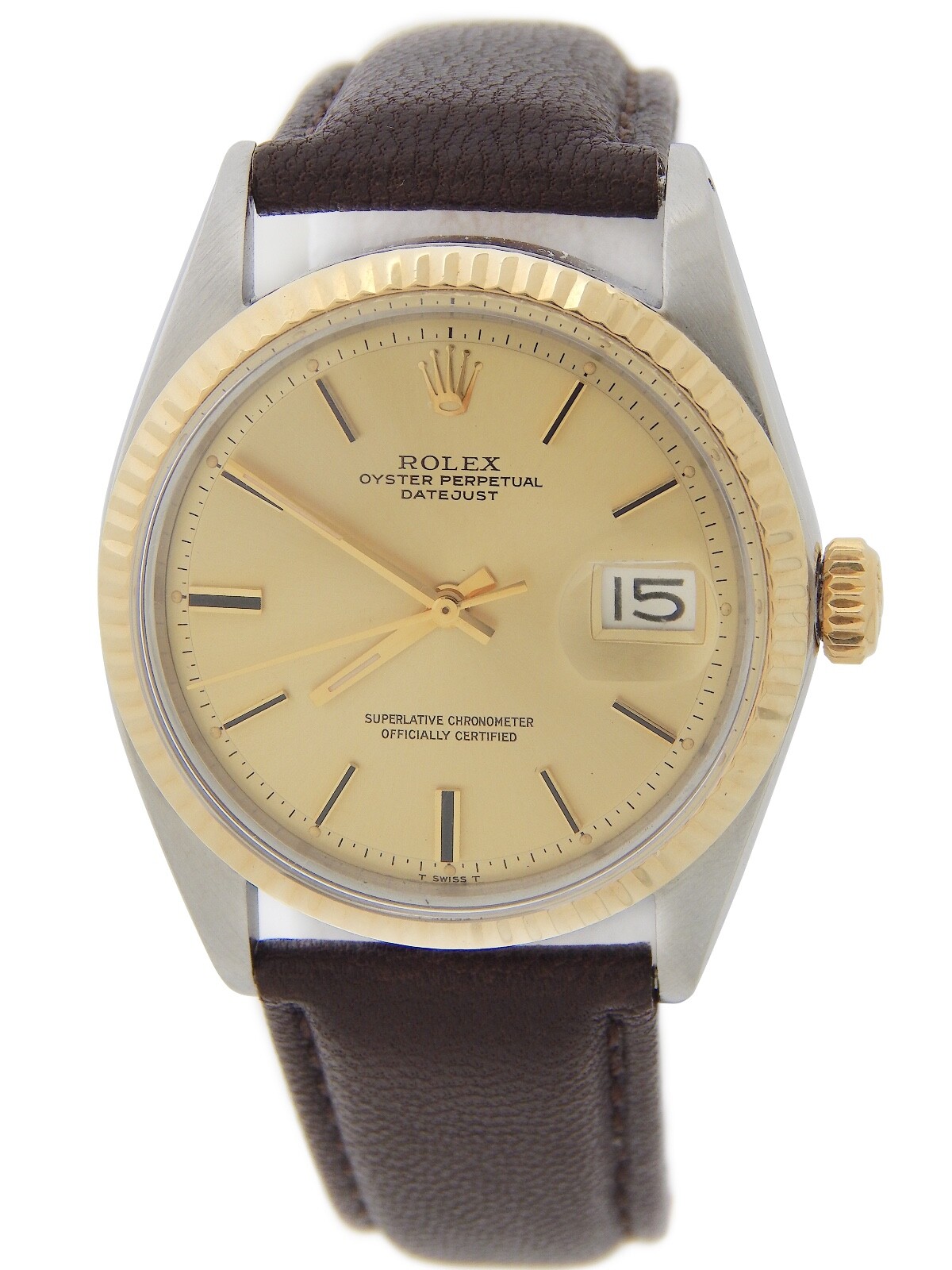 Rolex Datejust 1601 2Tone Yellow Gold