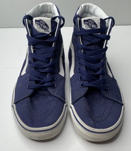vans high tops navy blue