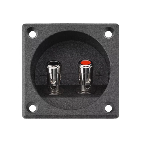 4x Lautsprecher Box Terminal 2 Draht Rund Feder Cup Stecker Subwoofer Gehäuse - Bild 8 von 14