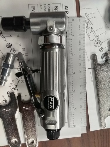 1/4" Right Angle Air Die Grinder, $33.00 free shipping USA part# DG-KL204G--new - Picture 2 of 3