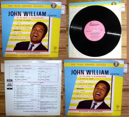 JOHN WILLIAM-SES PLUS GRANDS SUCCÈS-LP 25cm LANGUETTE 1 - MISSISSIPI - BIEM 1962 - Photo 1/4