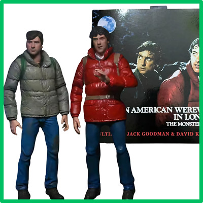   NECA American Werewolf Jack & David Figuren 18cm 2er Pack Horror Collection
