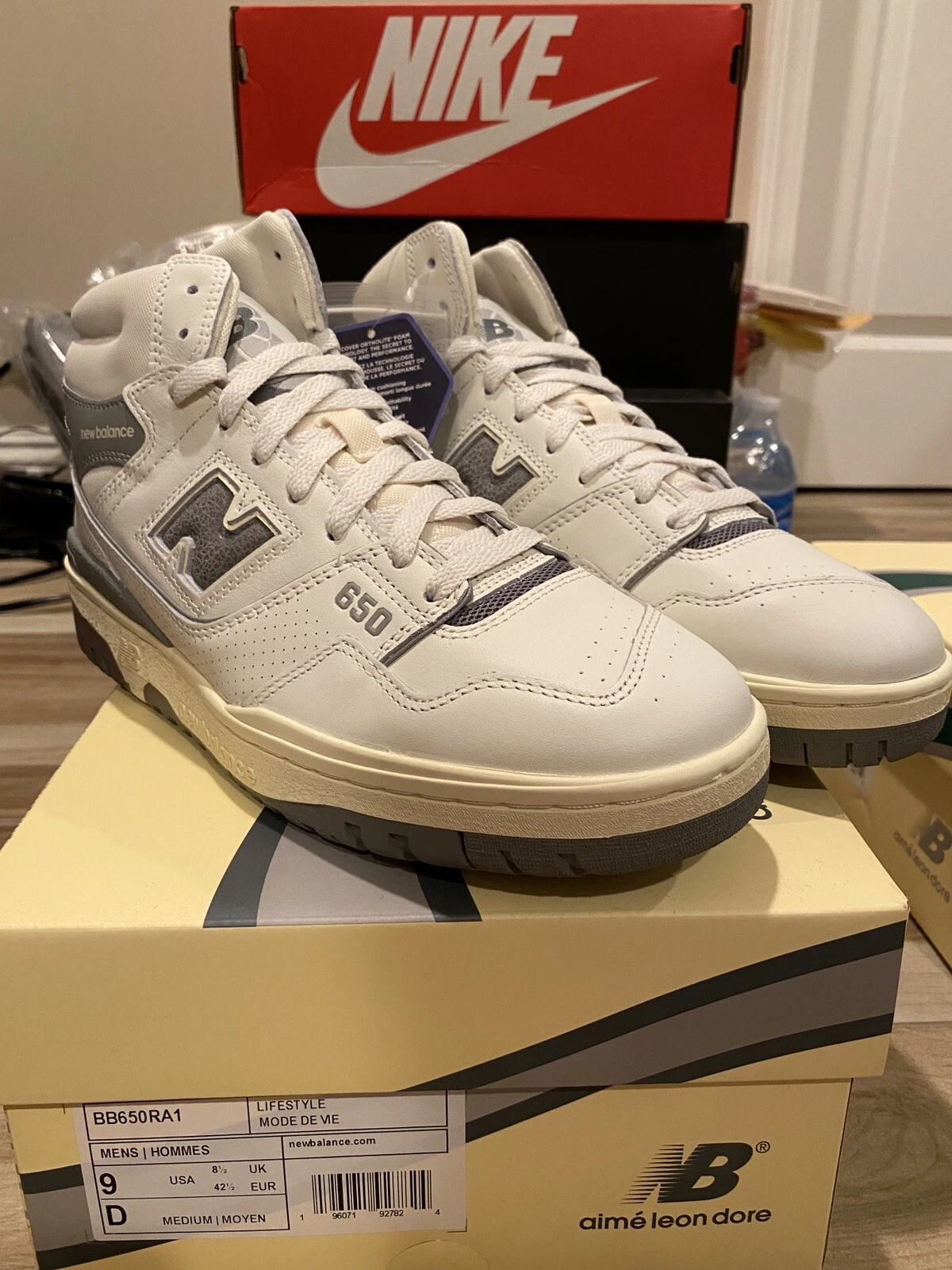 New Balance Aime Leon Dore 650R argento taglia 9