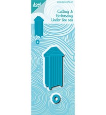 JOY!Crafts Stanzform Präge Stanzschablone Cutting Die - 6002/0988 Strandhütte