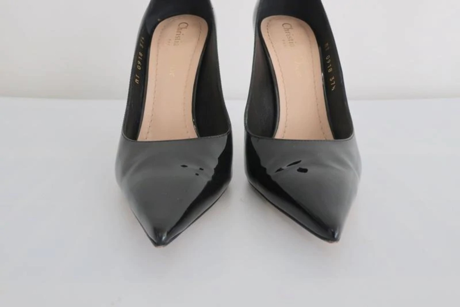 Christian Dior DMoi Pumps Black Patent Leather Size … Gem