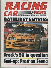 Racing Car News 1989 May Holden HQ Brazil GP Portugal Rally Lancia Supras Suprem