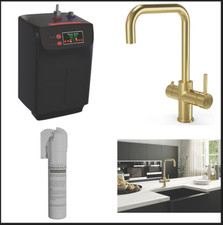 Cali Instant Boiling Water Kitchen Tap 3 in 1 Unit Copper Nickle Or Gold Finish