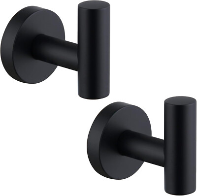 Ruling ATK-194 Round Bathroom Robe Hook and Towel Hook in
