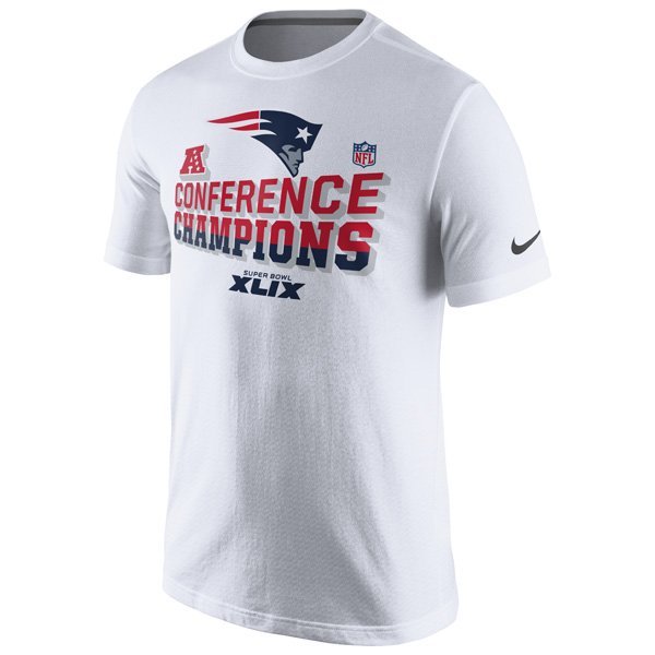 2015 NEW ENGLAND PATRIOTS~AFC CHAMPIONS~LOCKER ROOM T-SHIRT XXL