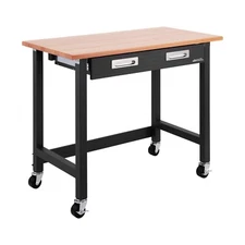 Seville Classics UltraHD Mobile Workbench, 48" W X 24.7" D X 37.4" H, Graphite