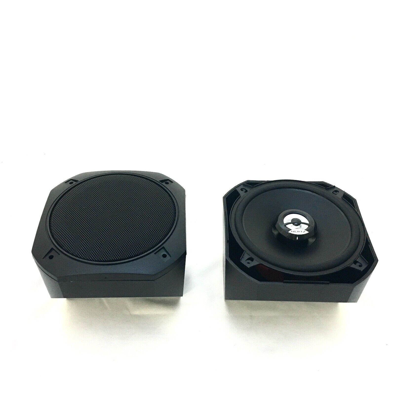 Kit 2 Casse Altoparlanti Hertz Dcx 130.3 + Box Griglie per FIAT 500 F L R EPOCA