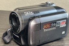  TESTED Panasonic Digital Handheld HDD Camcorder SDR-H60P 50x Zoom PLEASE READ