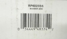 Delta RP6023SS Wall Mounted Shower Arm,Stainless Steel NEW 