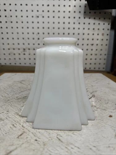 Vintage Tulip Milk Glass Art Deco Lamp Shade