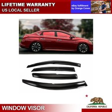 For 2013-2019 Nissan Sentra Mugen Style Window Visor Vent Rain Guards Deflector For 2013-2019 Nissan Sentra Mugen Style Window Visor Vent Rain Guards Deflector