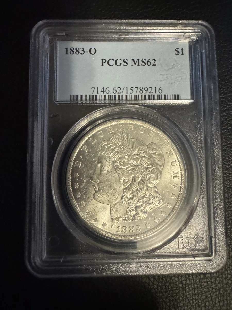 Silver MS 62 Graded 1883 Year Morgan US Dollars (1878-1921) for